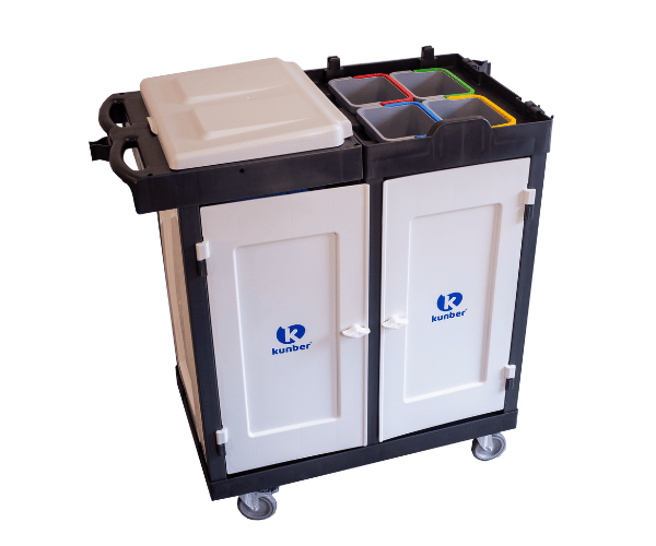 CARRO UTILITY COM BASE PARA BALDES COM DUPLO FECHAMENTO